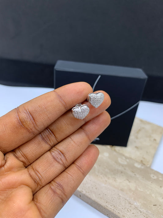 Heart Studs