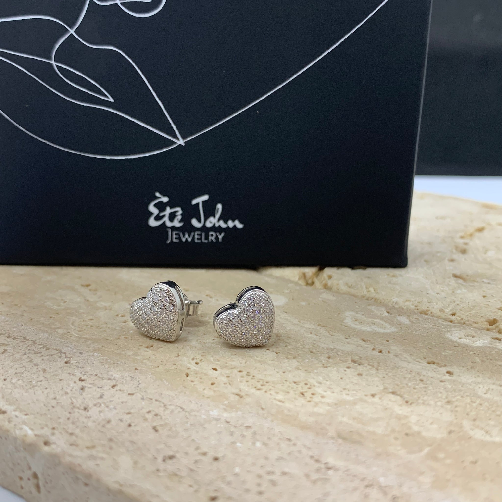 Heart Studs