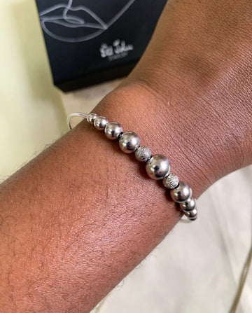 Smooth and Textured Ball Bangles