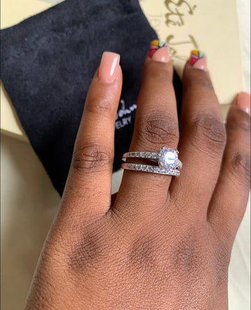 Bellatrix wedding ring set