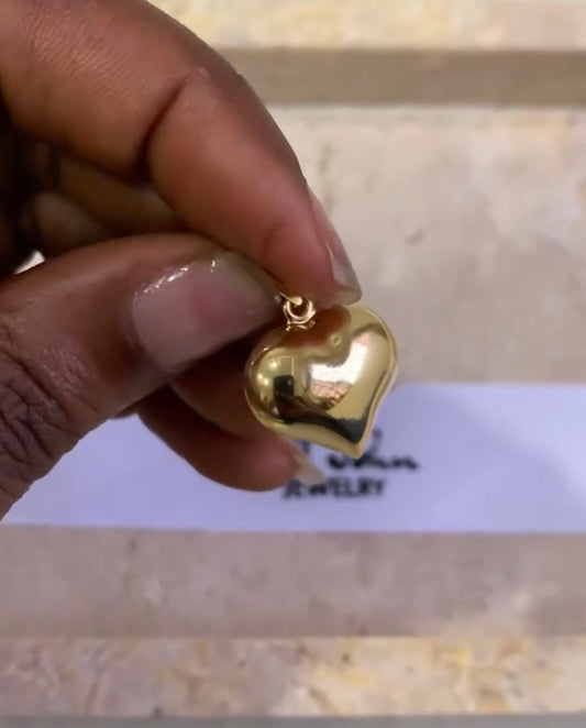 Big Smooth Heart Pendant