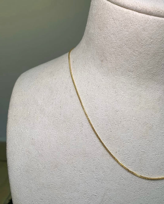 Small Wheat Chain Necklace