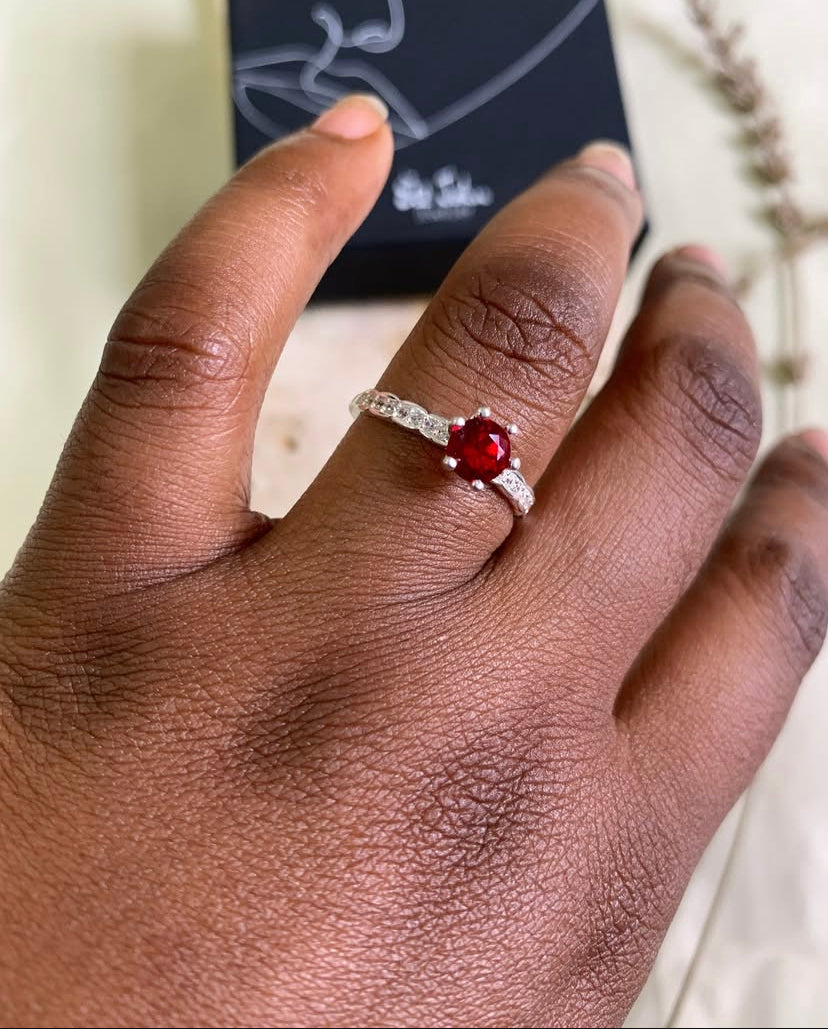 Ruby Engagement Ring