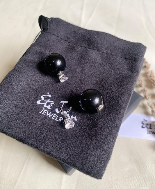 Ball stud earring